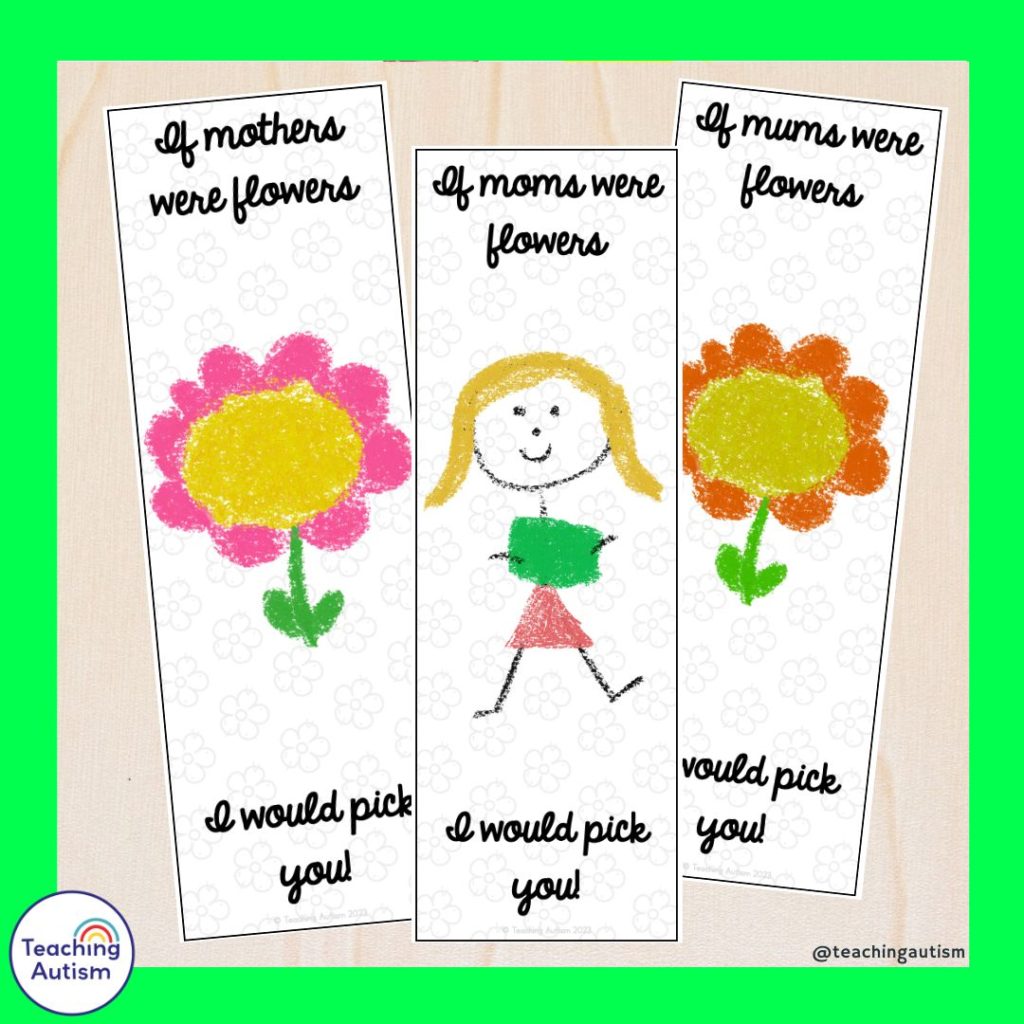 Free Mother's Day Bookmarks Craft