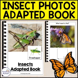 Insect Photos Adapted Book