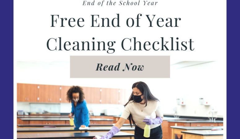 Free End of Year Classroom Cleaning Checklist