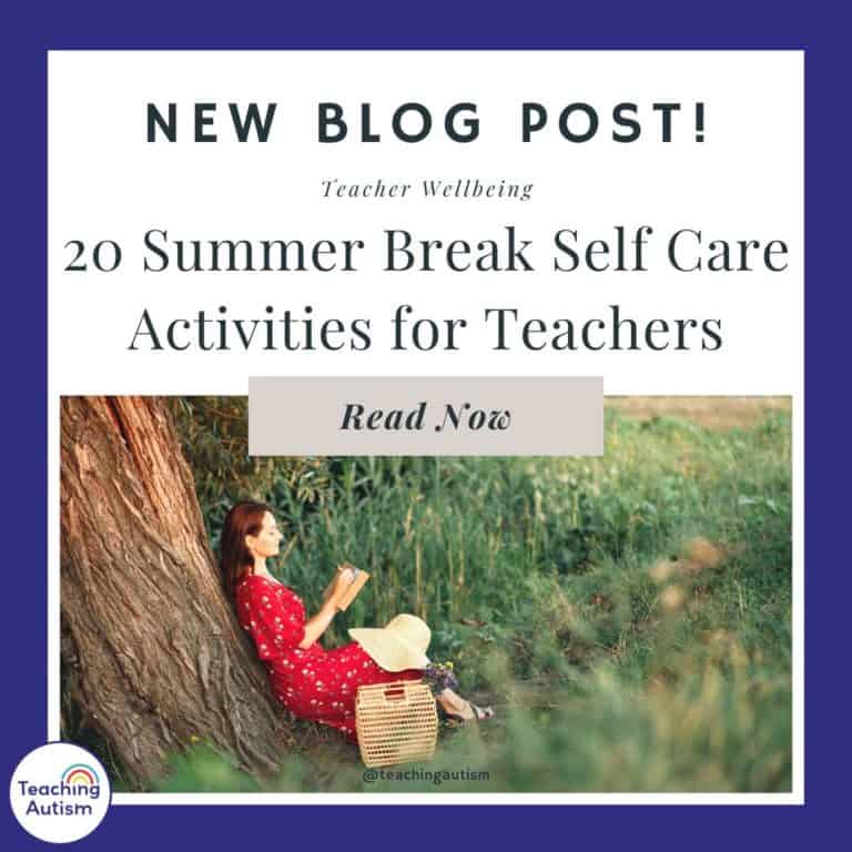 20 Summer Break Self Care Activities for Teachers