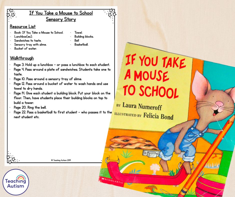 If You Take a Mouse to School Sensory Story Script