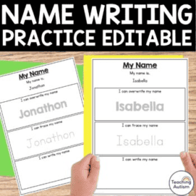 5 Free Name Activities for Kids - Teaching Autism