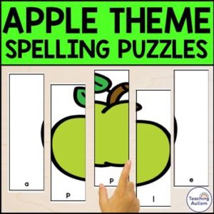 Apple Spelling Puzzles