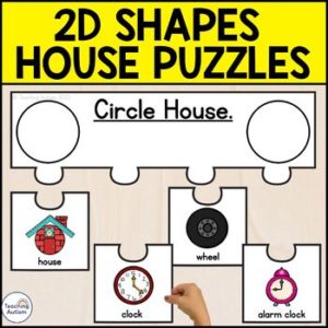 2D Shape House Puzzles