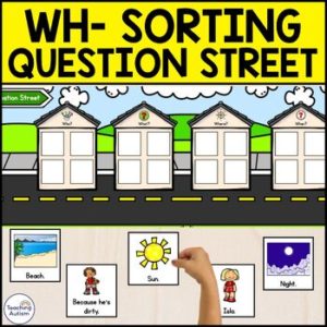 Wh- Question Sorting Activity