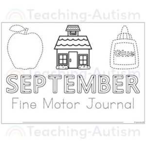 September Fine Motor Journal