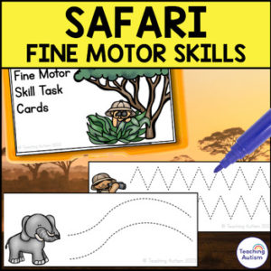 Safari Fine Motor Skill Cards