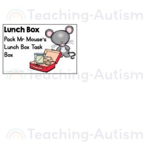 Pack the Lunch Box Task Box