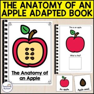 Parts of an Apple Adapted Book