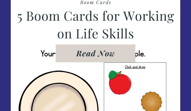 5 Life Skills Boom Cards for Special Education