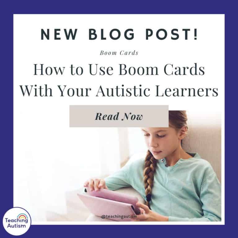 How to Use Boom Cards With Your Autistic Learners