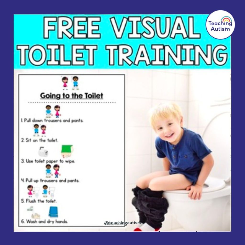 Free Toilet Training Visual Poster