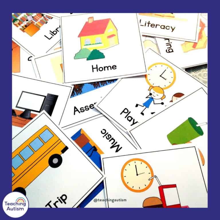 Educational Visual Example My Top 5 Visuals for School - Teaching Autism