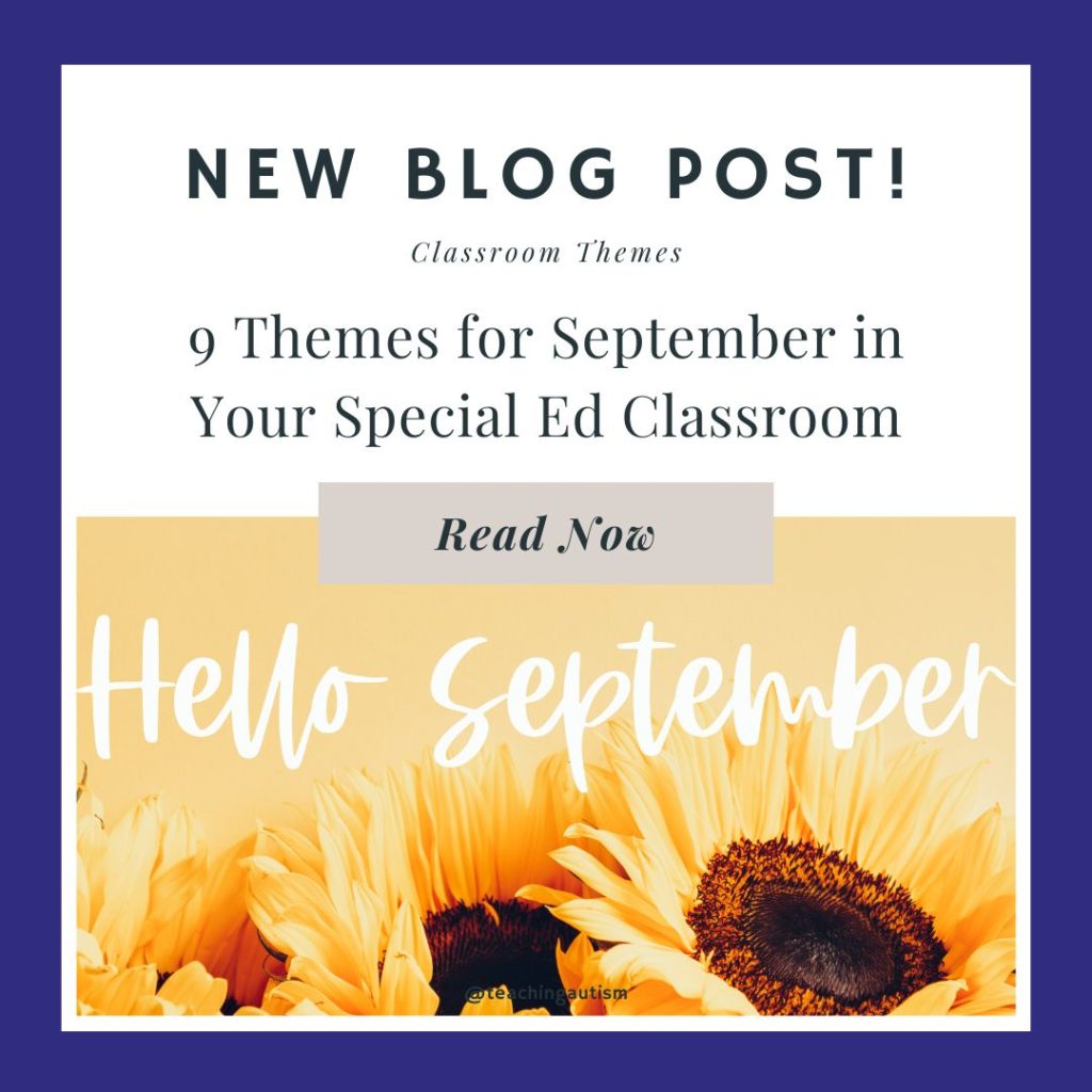 9 Classroom Themes for September