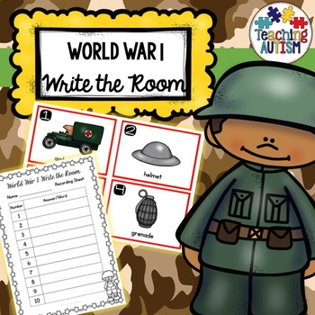 World War 1 Write the Room