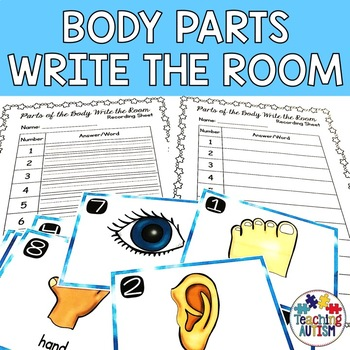 Body Parts Write the Room