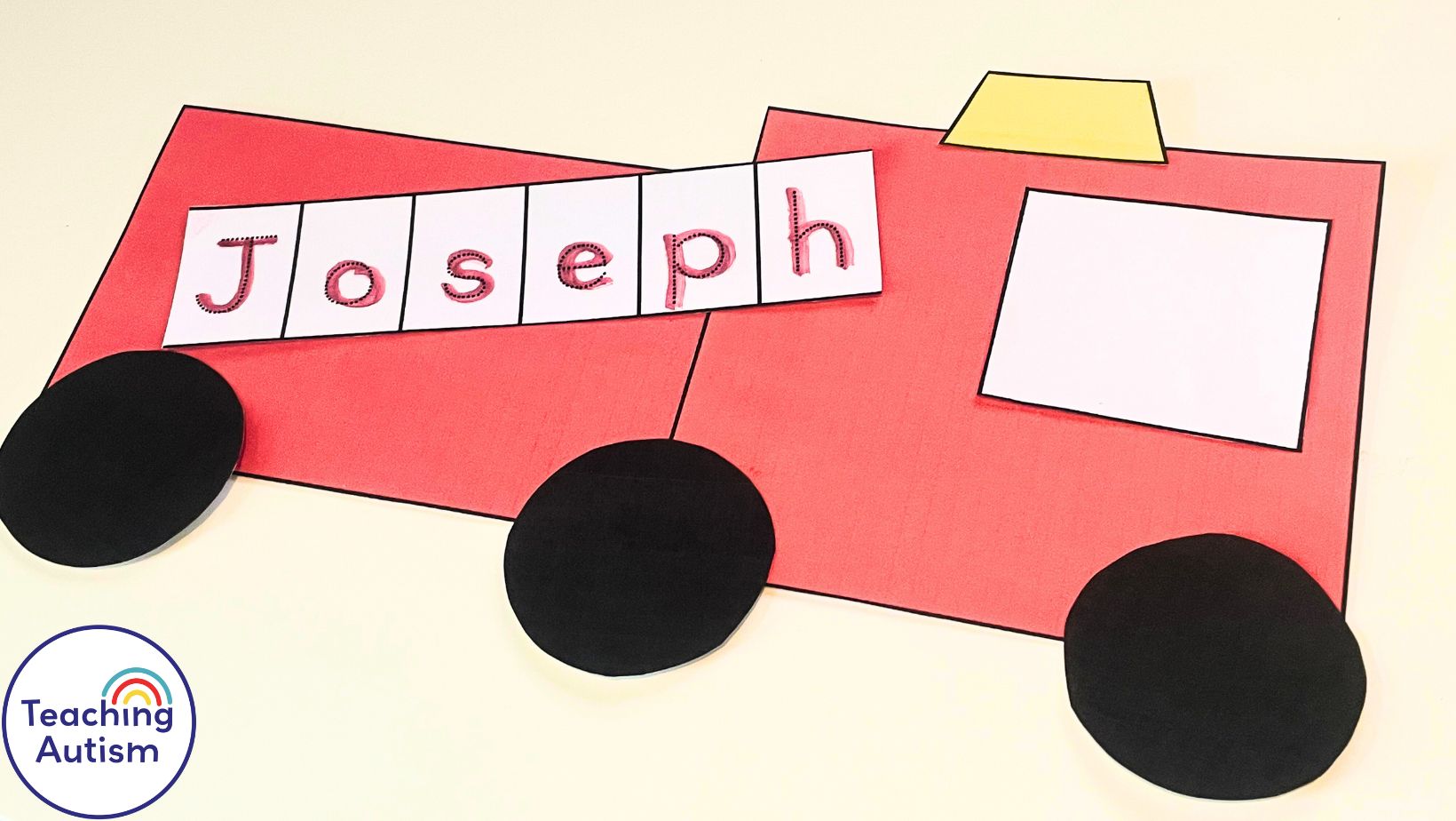 free-fire-truck-name-craft-teaching-autism