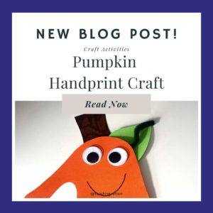 Pumpkin Handprint Craft for Kids