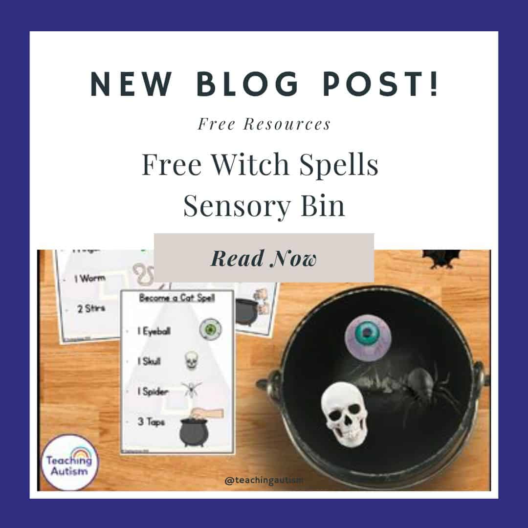 Free Witch Spells Sensory Bin Teaching Autism