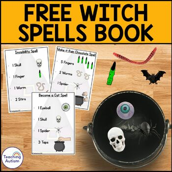 Free Witch Spells Sensory Bin