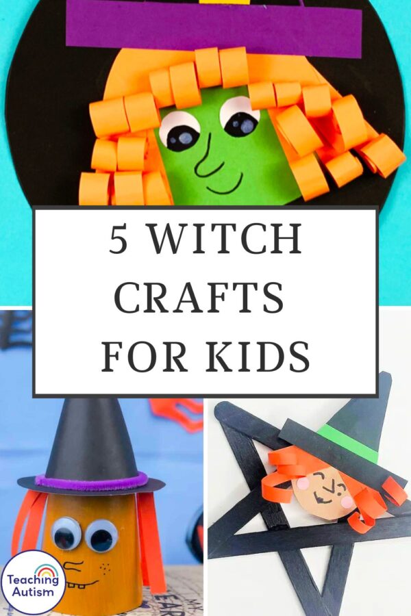 5 Witch Crafts for Kids - Teaching Autism