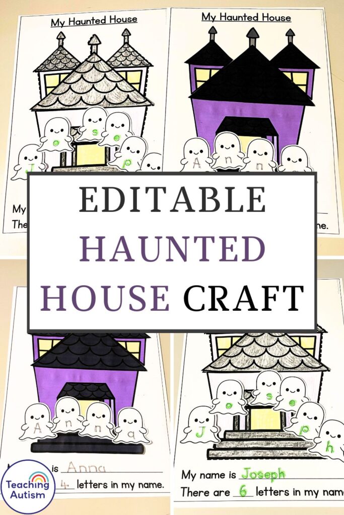 Haunted House Name Craft - Editable