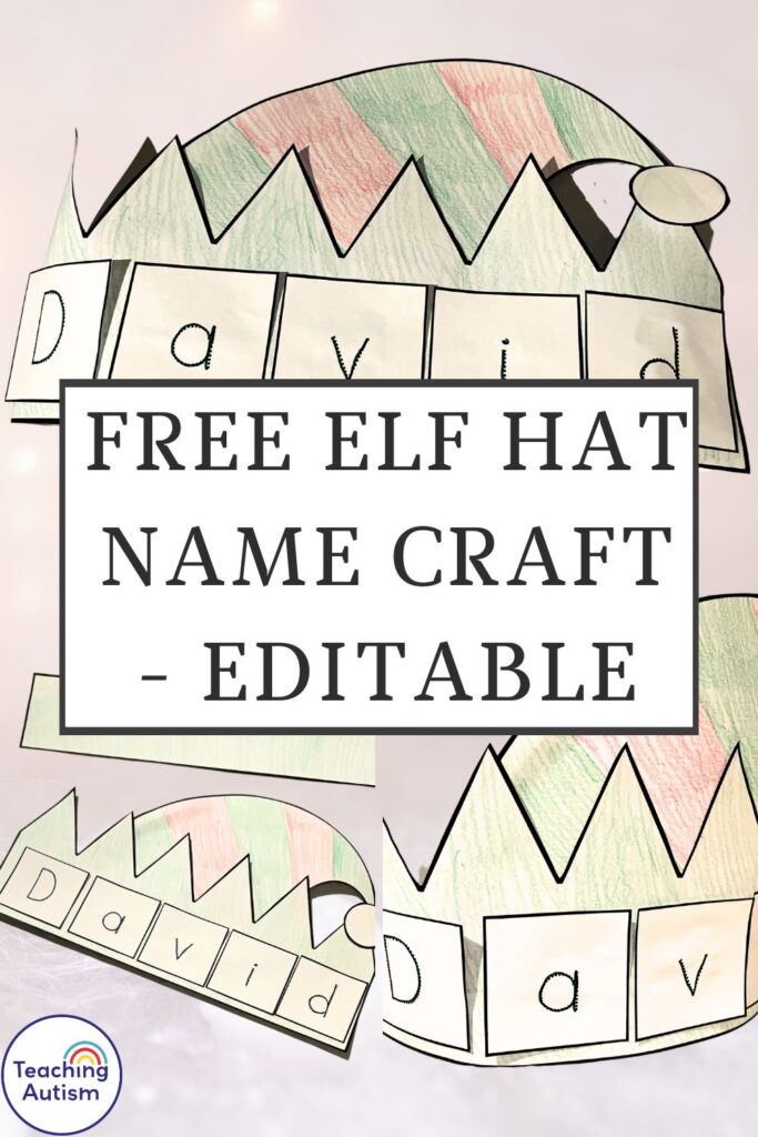 Free Elf Hat Name Craft
