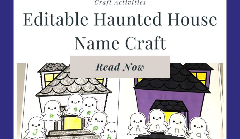 Haunted House Name Craft – Editable