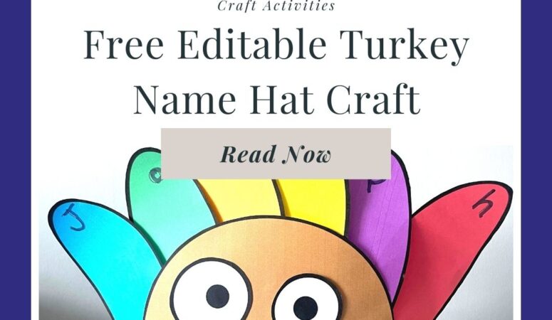 Free Turkey Hat Name Craft