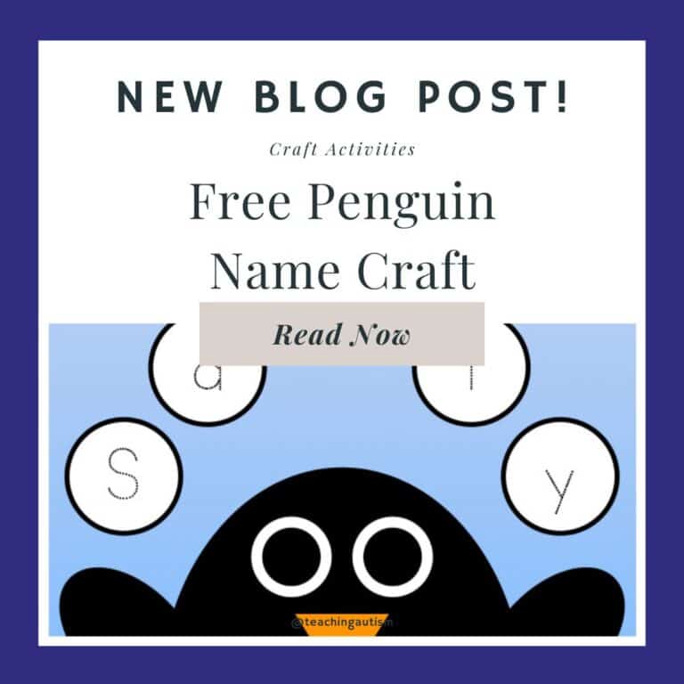 Free Penguin Name Craft