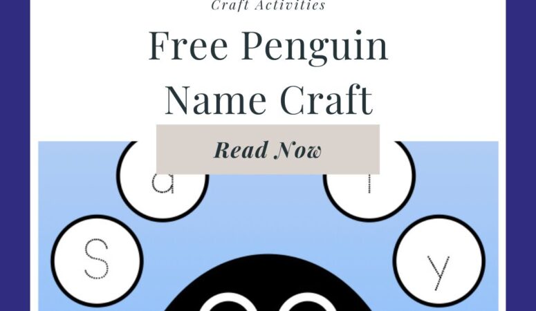 Free Penguin Name Craft