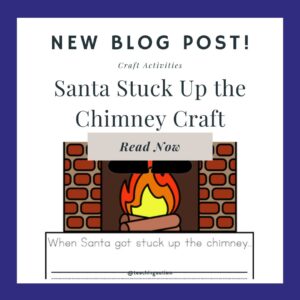 Free Santa Stuck Up The Chimney Craft