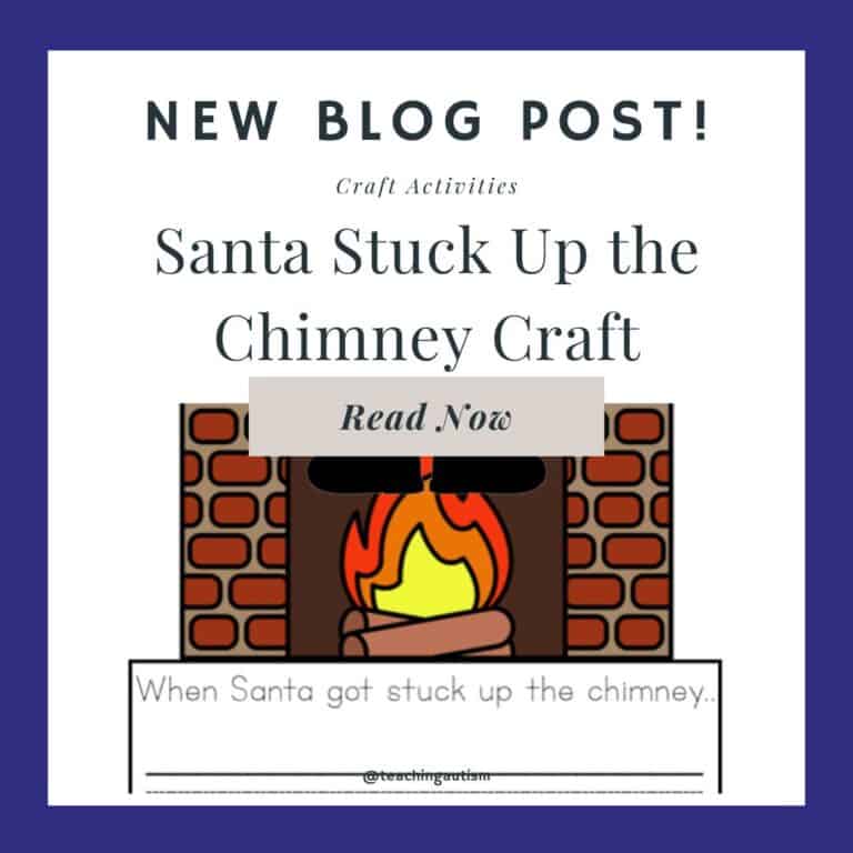 Free Santa Stuck Up The Chimney Craft