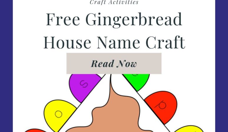 Free Gingerbread House Name Craft