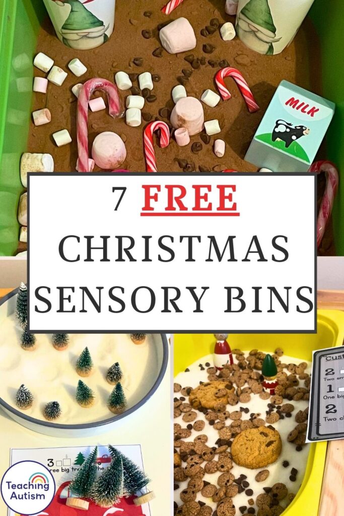 7 Free Christmas Sensory Bins