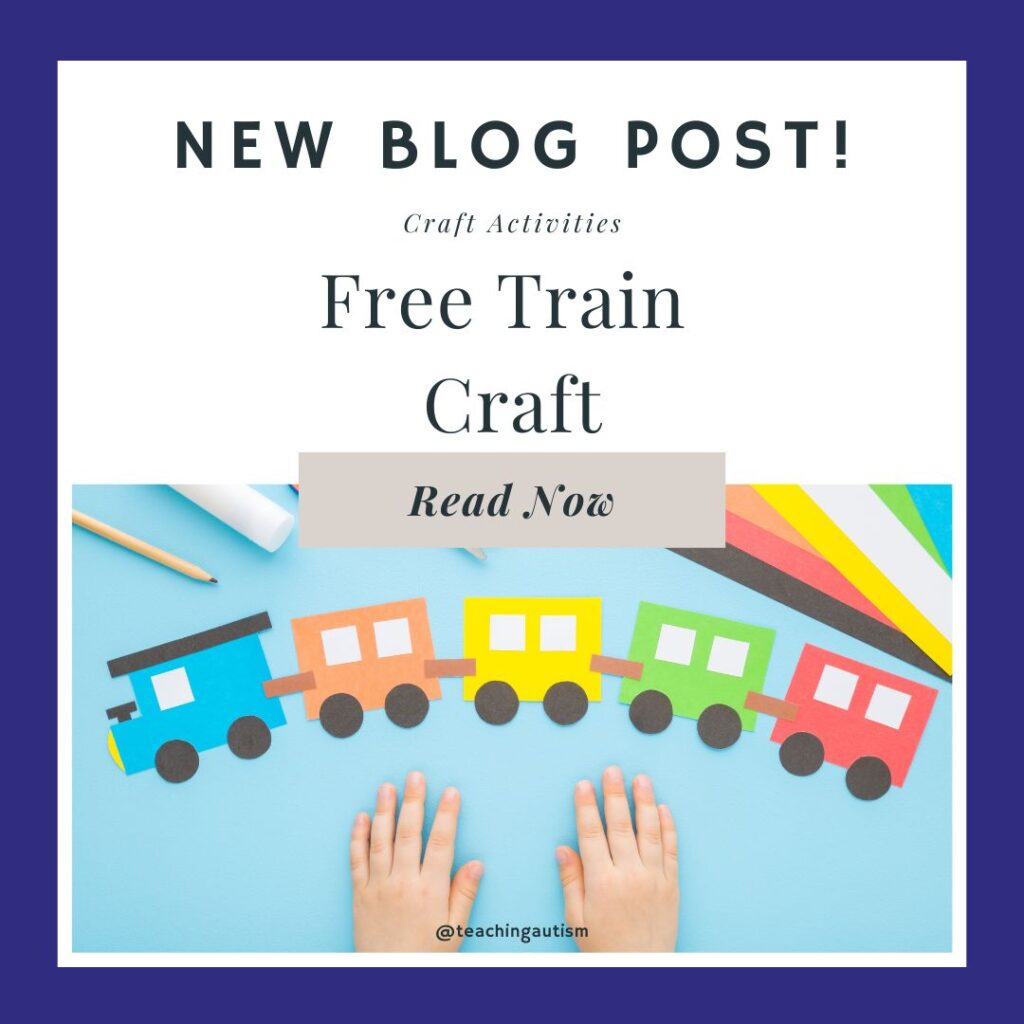 Free Train Craft for Kids