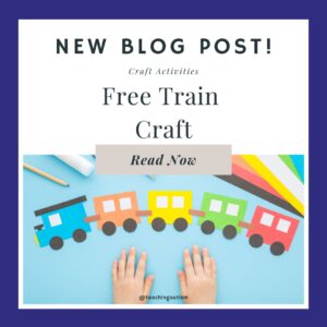 Free Train Craft for Kids