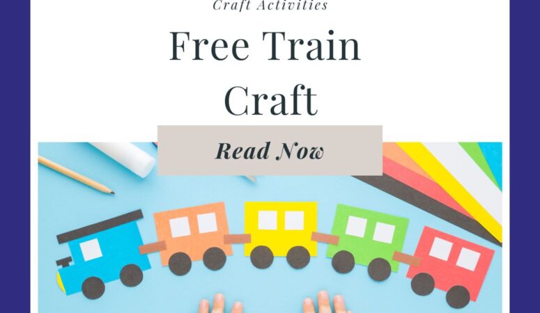 Free Train Craft for Kids