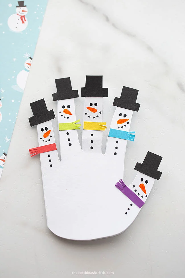 10 Snowman Crafts for Kids - Teaching Autism