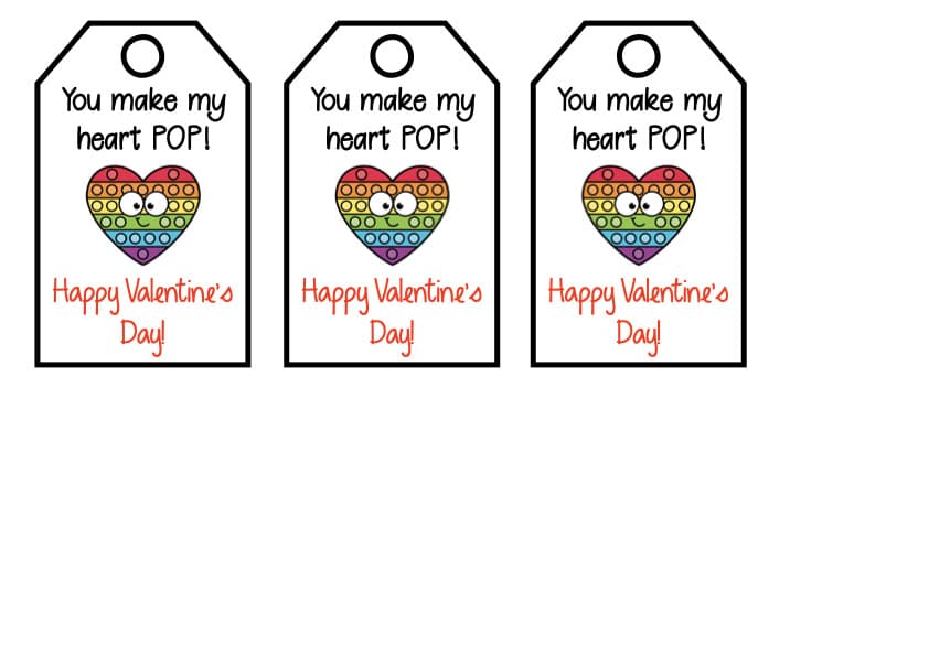 free-valentine-s-day-labels-for-kids-teaching-autism for Hugs And Squeezes Valentine Printable Free Free Valentine's Day Labels for Kids - Teaching Autism for Hugs And Squeezes Valentine Printable Free