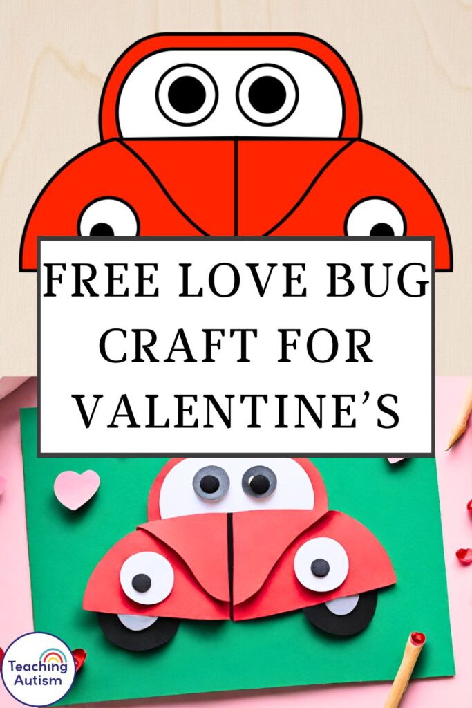 Free Valentine's Love Bug Craft