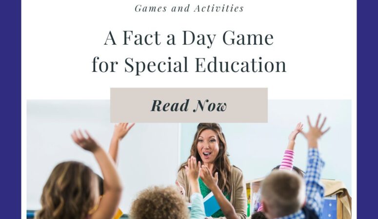 A Fact a Day Game for Special Education