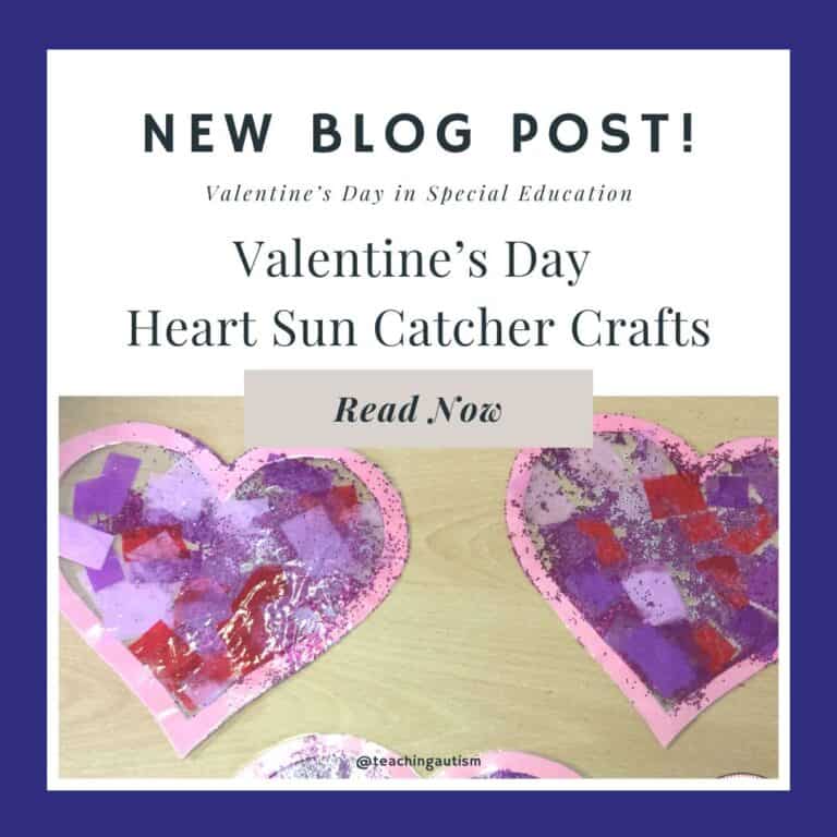 Heart Sun Catcher Craft for Valentine’s Day