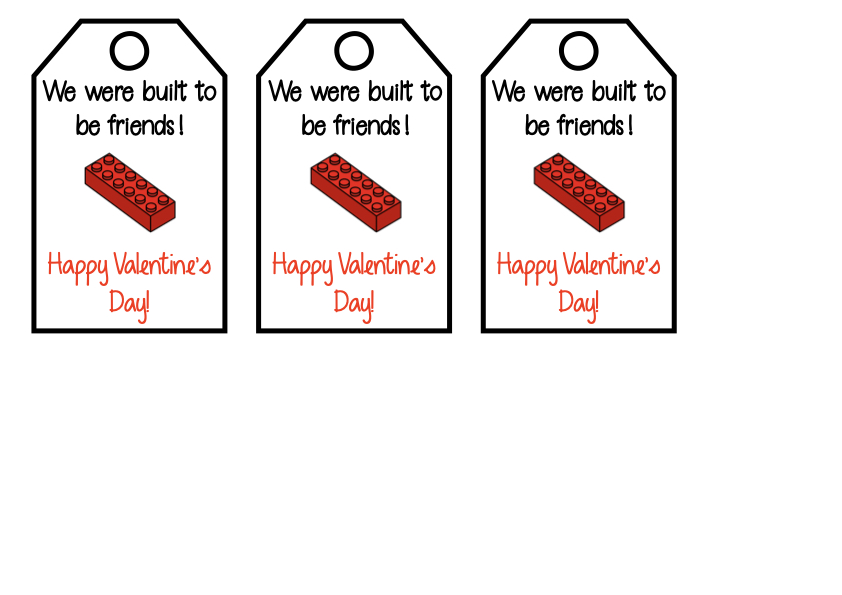 we were built to be friends gift tags