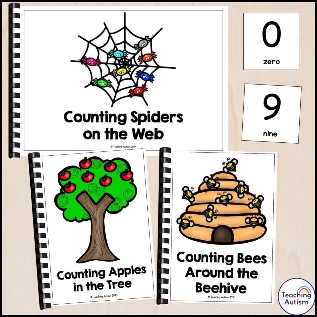 3 Free Counting Adapted Books for Special Education