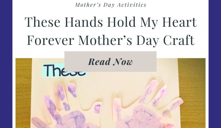 Mother’s Day Handprint Craft for Kids