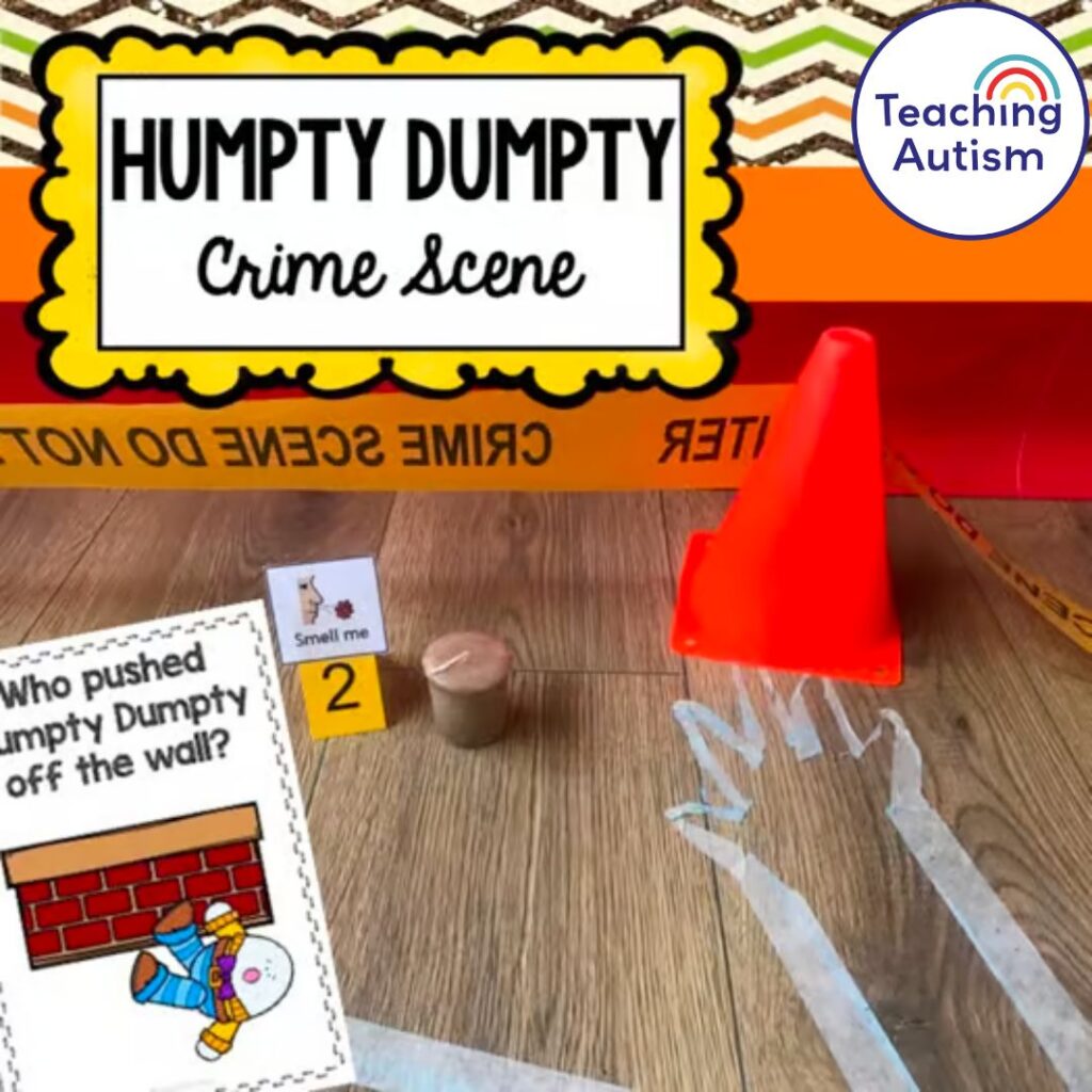 Humpty Dumpty Classroom Crime Scene