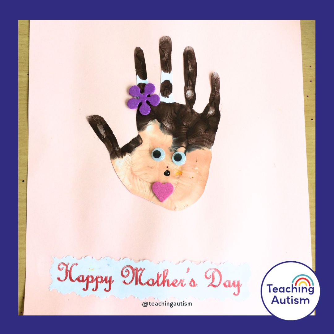 Mother’s Day Handprint Craft - Teaching Autism