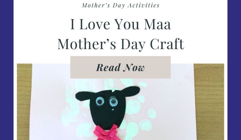 I Love You Maa Mother’s Day Craft for Kids