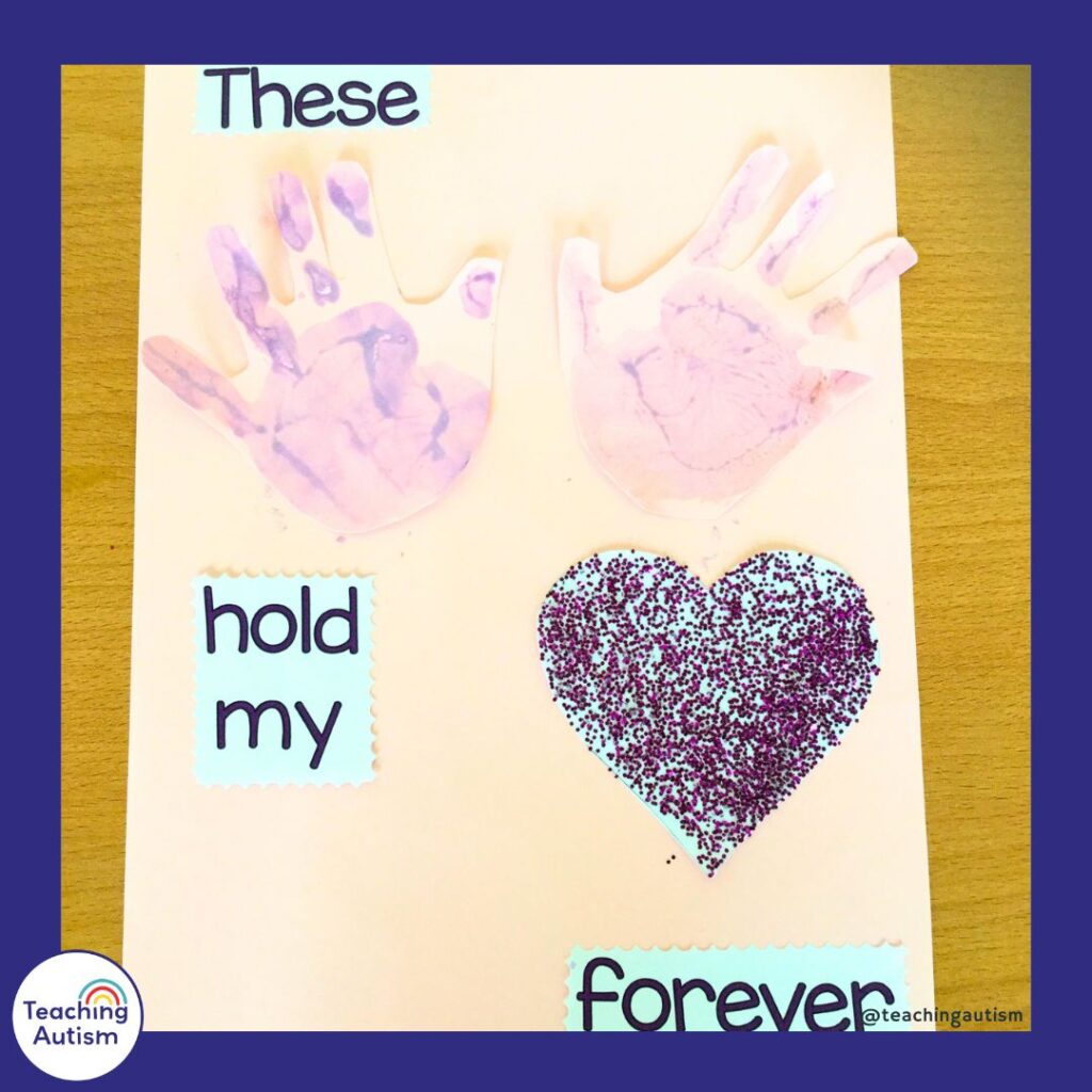 Mother's Day Handprint Craft for Kids